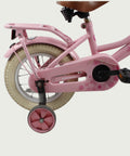 Kinderfiets 4 jaar, 12 inch, 12.105, BikeFlip, kinderfiets met voorrekje, roze fiets, fiets handrem, Optionele zijwieltjes