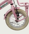 Kinderfiets 4 jaar, 12 inch, 12.105, BikeFlip, kinderfiets met voorrekje, roze fiets, fiets handrem, Optionele zijwieltjes