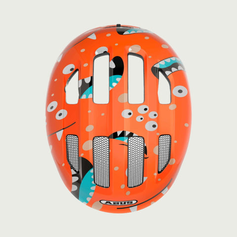 Abus Helm Kind Smiley 3.0 Orange Monster - BikeFlip