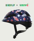 Abus kinderhelm blauw raket - Univé - BikeFlip