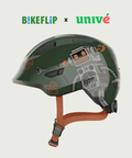 Abus kinderhelm groen robot - Univé - BikeFlip
