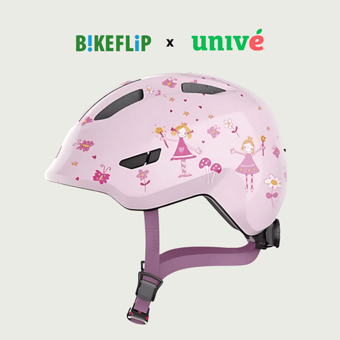 Abus kinderhelm roze prinses - Univé - BikeFlip