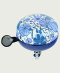 Bel 'ding - dong' Delfts blauw bloemen - BikeFlip