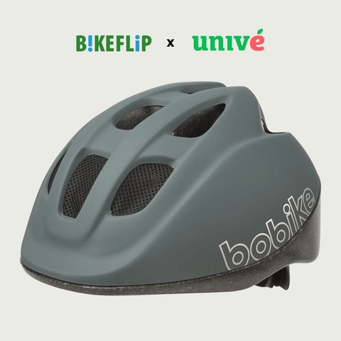 Bobike kinderhelm Grijs - Univé - BikeFlip