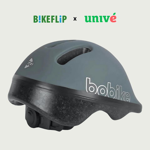 Bobike kinderhelm Grijs - Univé - BikeFlip