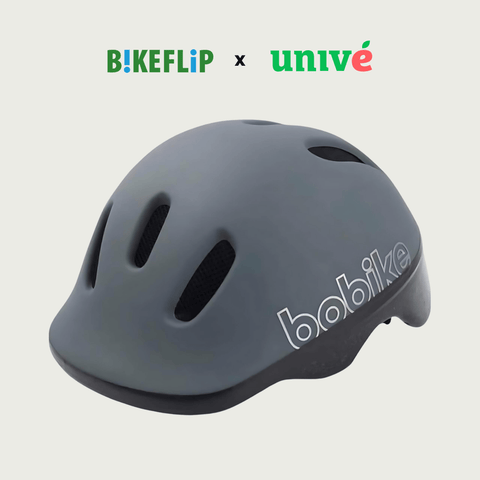 Bobike kinderhelm Grijs - Univé - BikeFlip