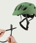 GO - OFF kinderhelm groen + helmslot kinderfiets - BikeFlip