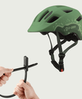 GO - OFF kinderhelm groen + helmslot kinderfiets - BikeFlip