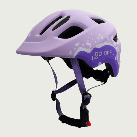 GO-OFF kinderhelm paars kinderfiets - BikeFlip