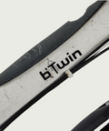 26.13 - BikeFlip, 26 inch sportfiets, derailleur, handremmen, kabelslot, vaste verlichting, wit fiets