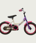 BikeFlip - 14.37 - BikeFlip, 12 inch fiets, veelkleurige Popal fiets, terugtraprem en handrem, geen versnellingen, kabelslot