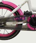 BikeFlip - 14.37 - BikeFlip, 12 inch fiets, veelkleurige Popal fiets, terugtraprem en handrem, geen versnellingen, kabelslot