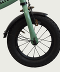 12.184 - BikeFlip, 12 inch, 85-100 cm, terugtraprem, handrem, geen versnellingen, kabelslot, groen, poedercoat premium