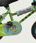 12.169 - BikeFlip, 12 inch groene fiets, kinderfiets, groene fiets, terugtraprem, handrem, zijwieltjes, kabelslot