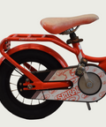 12.180 - BikeFlip, 12 inch kinderfiets, fiets voor kind, rode fiets, terugtraprem, fiets zonder versnellingen, zijwieltjes