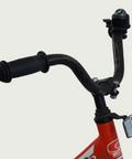 12.180 - BikeFlip, 12 inch kinderfiets, fiets voor kind, rode fiets, terugtraprem, fiets zonder versnellingen, zijwieltjes