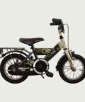 12.176 - BikeFlip, kinderfiets, 12 inch fiets, veelkleurige fiets, terugtraprem, handrem, kabelslot, kinderfiets veelkleurig