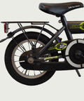 12.176 - BikeFlip, kinderfiets, 12 inch fiets, veelkleurige fiets, terugtraprem, handrem, kabelslot, kinderfiets veelkleurig