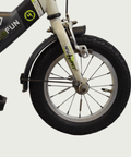 12.176 - BikeFlip, kinderfiets, 12 inch fiets, veelkleurige fiets, terugtraprem, handrem, kabelslot, kinderfiets veelkleurig