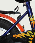 12.34 - BikeFlip, 12 inch, kinderfiets, zwart, oranje, terugtraprem, handrem, geen versnellingen, kabelslot, 85-100 cm fiets