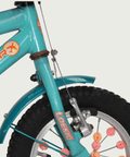 12.18 - BikeFlip, kinderfiets groen, fiets cadeau, kinderfiets terugtraprem, Loekie kinderfiets, fiets avontuur