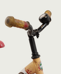 12.63 - BikeFlip, , kinderfiets, 12 inch, bruin, rood, Gazelle fiets, terugtraprem, kabelslot, geen versnellingen