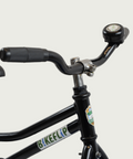 12.118, BikeFlip, 12 inch refurbished kinderfiets, terugtraprem,, kabelslot, zwarte kleur, optionele zijwieltjes
