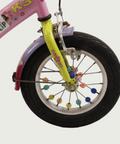 12.19 - BikeFlip, 12 inch, 85-100 cm, terugtraprem, handrem, geen versnellingen, kabelslot, roze, K3, refurbished
