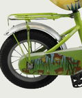 12.28 - BikeFlip, groen, jungle thema, lengte kind: 85-100 cm, terugtraprem, geen versnellingen, kabelslot, geen verlichting