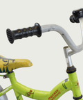 12.28 - BikeFlip, groen, jungle thema, lengte kind: 85-100 cm, terugtraprem, geen versnellingen, kabelslot, geen verlichting