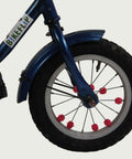 12.88 - BikeFlip, 12 inch kinderfiets, blauw, terugtraprem, handrem, geen versnellingen, kabelslot, zijwieltjes optioneel