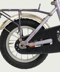 12.99 - BikeFlip, 12 inch kinderfiets, paars, Batavus, terugtraprem, handrem, kabelslot, elegant ontwerp