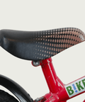 12.135 - BikeFlip, 12 inch kinderfiets, rode kinderfiets, racemonster fiets, vlammetjes fiets, zijwieltjes, terugtraprem