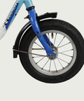 12.32 - BikeFlip, 12 inch, kinderfiets, blauw, terugtraprem, geen versnellingen, kabelslot, zijwieltjes, kinderen, 85-100 cm
