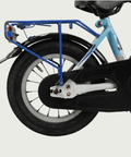 12.32 - BikeFlip, 12 inch, kinderfiets, blauw, terugtraprem, geen versnellingen, kabelslot, zijwieltjes, kinderen, 85-100 cm