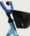 12.32 - BikeFlip, 12 inch, kinderfiets, blauw, terugtraprem, geen versnellingen, kabelslot, zijwieltjes, kinderen, 85-100 cm