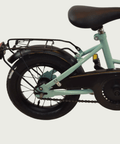 12.160 - BikeFlip, 12 inch kinderfiets, groene fiets, poedercoat, terugtraprem, kabelslot, zijwieltjes, BikeFlip,  3-4 jaar