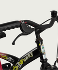 12.114 - BikeFlip, rode 12 inch kinderfiets, terugtraprem, handrem, geen versnellingen, kabelslot, voor kinderen 85-100 cm
