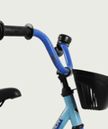 12.32 - BikeFlip, 12 inch, kinderfiets, blauw, terugtraprem, geen versnellingen, kabelslot, zijwieltjes, kinderen, 85-100 cm